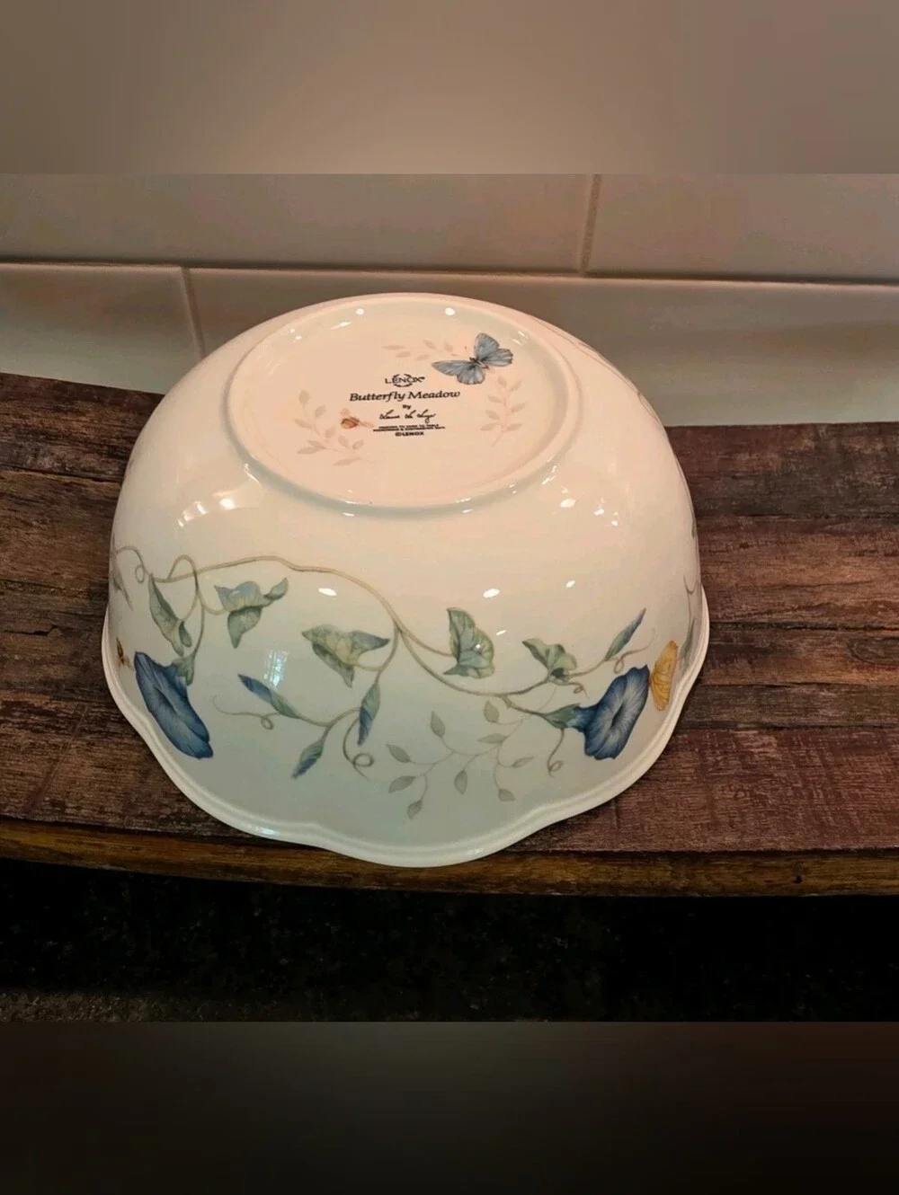 Lenox Butterfly Meadow 9 Inch Vegetable Serving Bowl